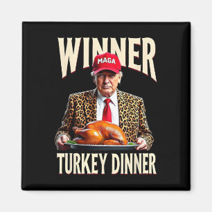 Imán Ganador de la cena en Turquía Divertido Trump