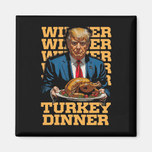 Imán Ganador de la cena en Turquía Divertido Trump Than
