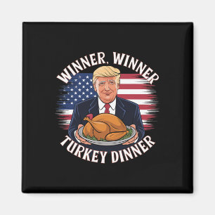 Imán Ganador de la cena en Turquía Divertido Trump Than