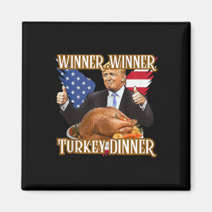 Imán Ganador de la cena en Turquía Divertido Trump Than