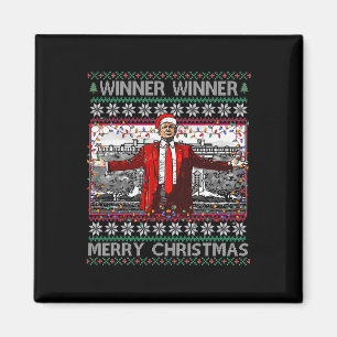 Imán Ganador Feliz Navidad Gracioso Santa Trump 20