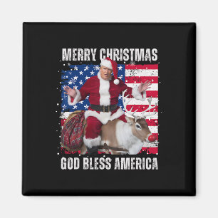 Imán Ganador Navidad cena Santa Trump fea sw