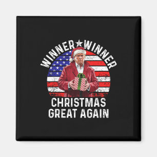 Imán Ganador Navidades grandes de nuevo Trump Funny Hu