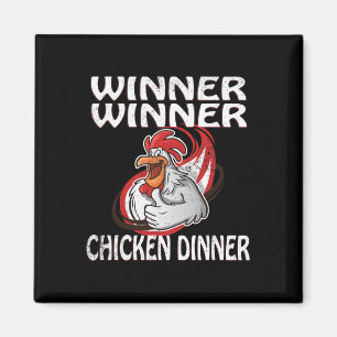 Imán Ganador Perdedor Video Game Chicken Dinner Player