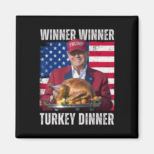 Imán Ganador Turco Cena Humor gracioso Trump (Frente)