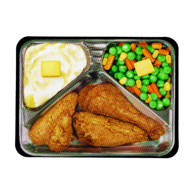 Imán Ganadora de la cena de pollo (Horizontal)