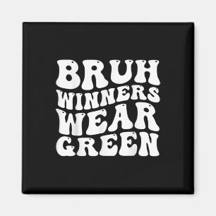 Imán Ganadores divertidos usan Green Spirit Wear Team G