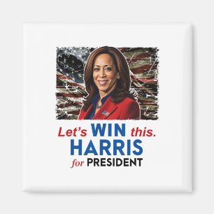 Imán Ganar Este Harris Por El Presidente Kamala Harris
