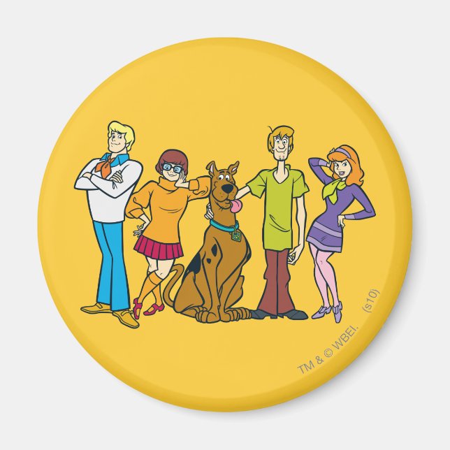 Imán Gang 14 Mystery Inc (Frente)
