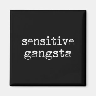 Imán Gangsta Sensible, Cita de Meme, Dicho Divertido de
