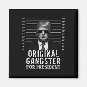 Imán Gangster Por El Presidente Donald Trump Mugshot
