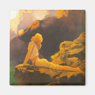 Imán "Gansos salvajes", por Maxfield Parrish