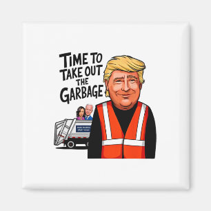 Imán Garbyge Por El Momento Divertido De Trump 2024 Par