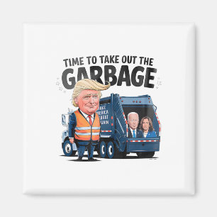 Imán Garbyge Por El Momento Divertido De Trump 2024 Par