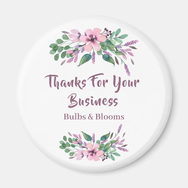 Imán Garden Floral Bouquet "Gracias" (Frente)