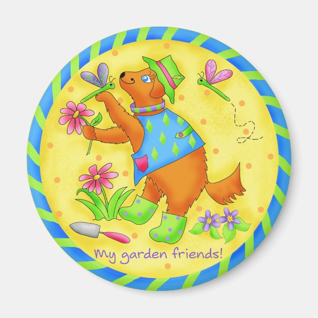 Imán Garden Friends Magnet (Frente)