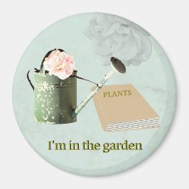 Imán Garden Lover's Rustic Elegant Magnet