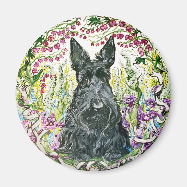 Imán Garden Scottie (Frente)