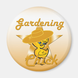 Imán Gardening Chick #10