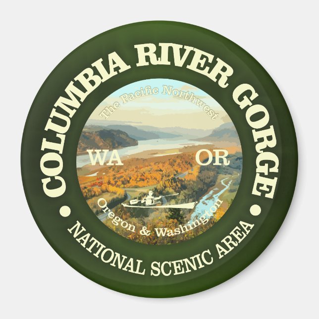 Imán Garganta del río Columbia NSA (Frente)