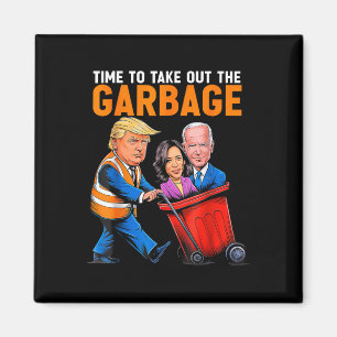 Imán Garge para Trump 2024 divertido momento para sacar