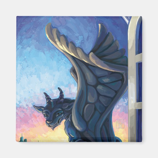 Imán Gargoyle Guardian (Frente)