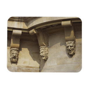 Imán Gargoyles en el puente Pont Neuf en París, Francia