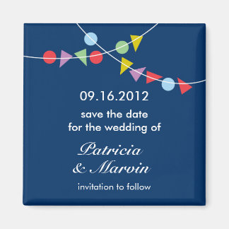 Imán Garland Save the Date Magnet