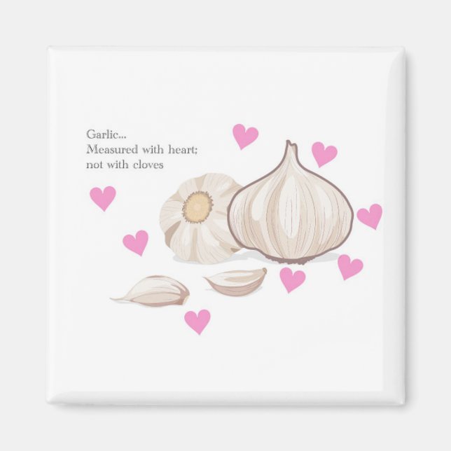 Imán Garlic Lover Magnet (Frente)