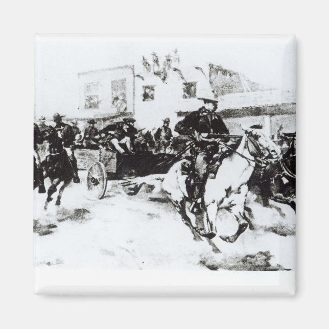 Imán Garret trae a Billy the Kid, 1880 (Frente)