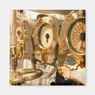 Imán Gases E Instrumentos De Navegación Sobre El Submar