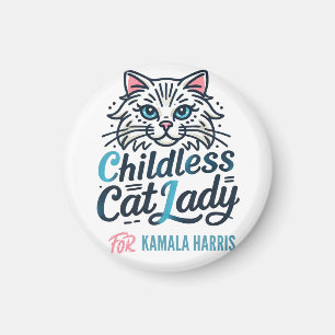 Imán Gatita sin hijos de Kamala Harris