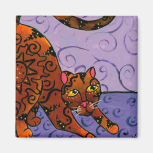 Imán Gatito del sol naciente