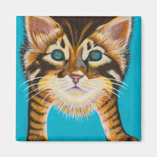Imán Gatito del Tabby