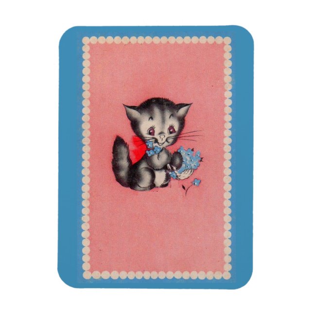 Imán gatito dulce (Vertical)