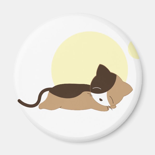 Imán Gatito durmiente (Frente)