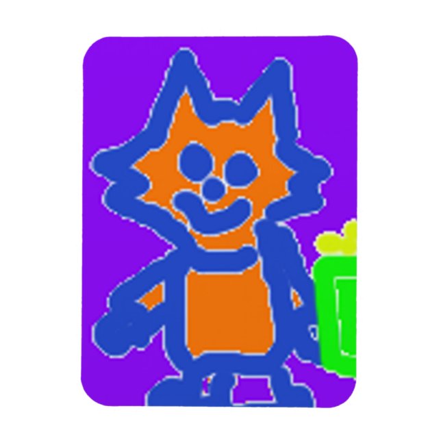Imán Gatito lindo  (Vertical)