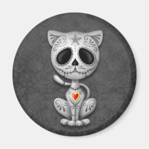 Imán Gatito oscuro del azúcar del zombi