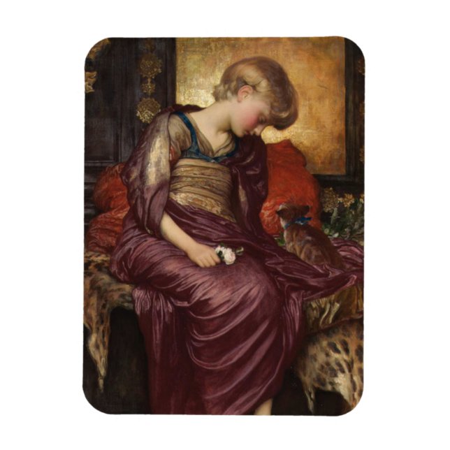 Imán Gatito (por Frederic Leighton) (Vertical)