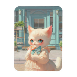 Imán Gatito suave con langosta en pastelería