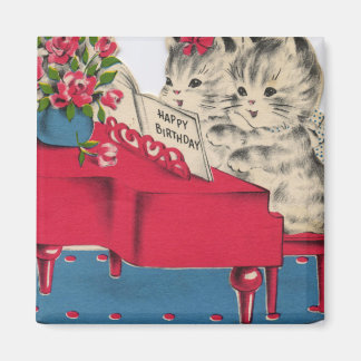 Imán Gatitos de cumpleaños musicales