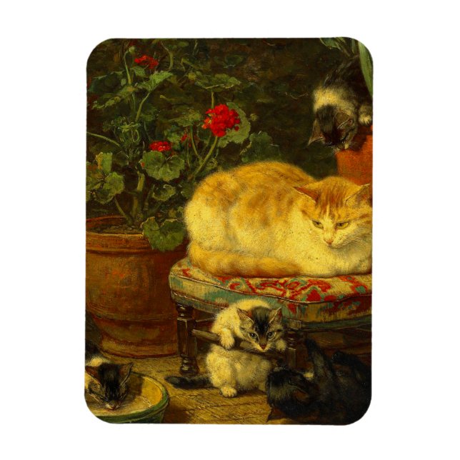 Imán Gatitos en juego (Vertical)