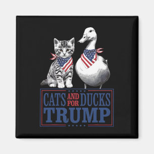 Imán Gatitos Para Gatos Y Patos De Trump 2024 Para Trum