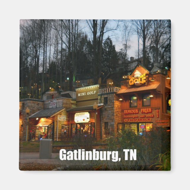 Imán Gatlinburg, Tennessee (Frente)