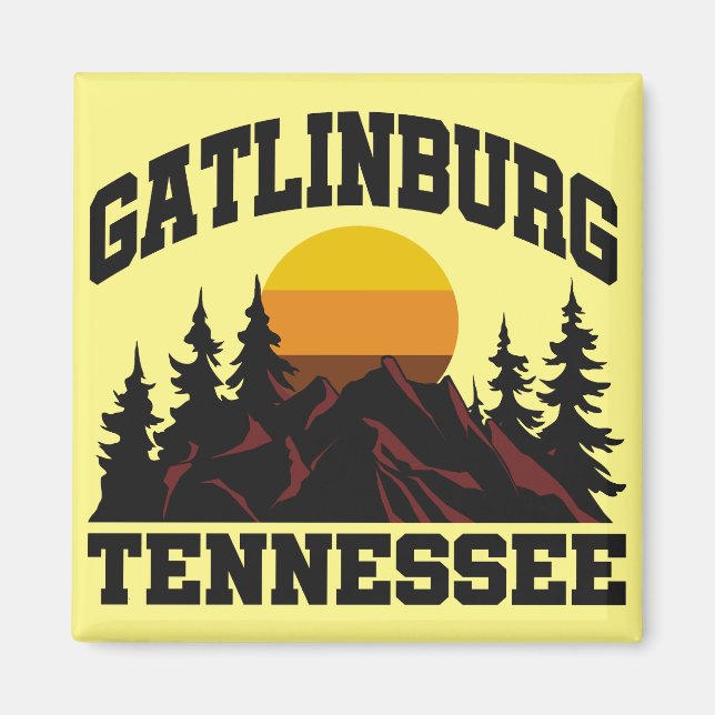 Imán Gatlinburg, Tennessee (Frente)