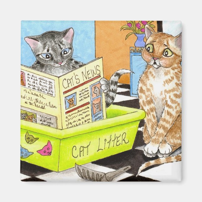 Imán gato 464 (Frente)