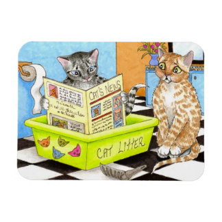 Imán Gato 464 divertido Flexi Magnet