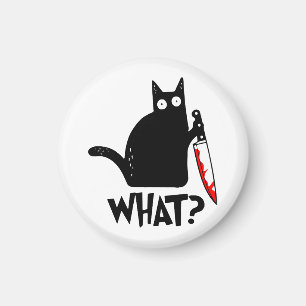 Imán Gato asesino con cuchillo