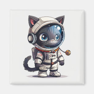 Imán Gato astronauta