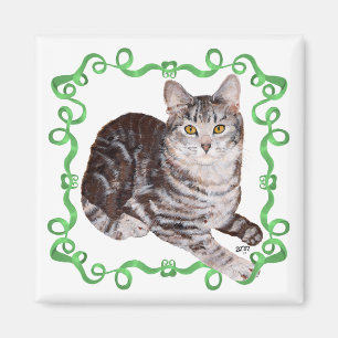 Imán Gato atigrado American Shorthair